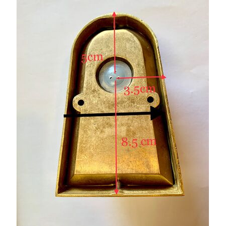 WALL S/M GU10 CONE Antique Brass IP65