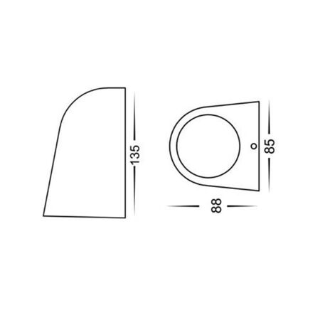 WALL S/M 12V MR16 CONE Antique Brass IP65