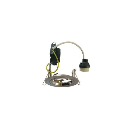 D/L FITTING FIXED GU10 RND S/C 70mm w/Lampholder F&P