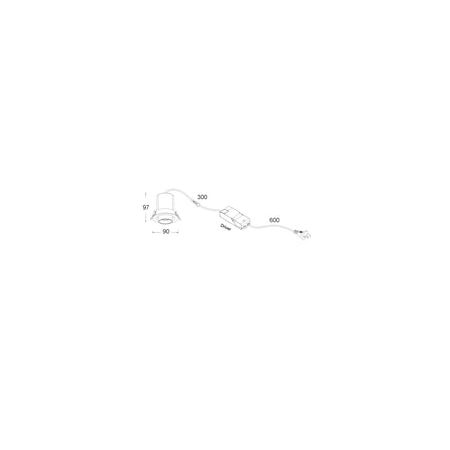 D/L 90 mm Convertible plate WH OD 115mm for TELE1