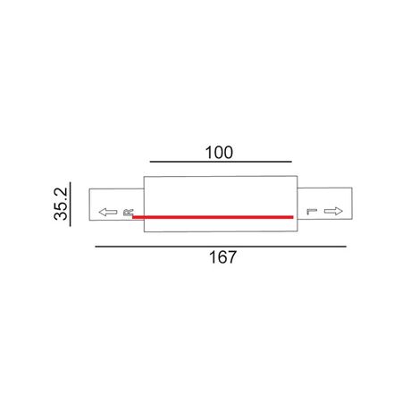 TRACK 3 Circuit  4 Wire 1M BLK (incl LIVE & END CAP)