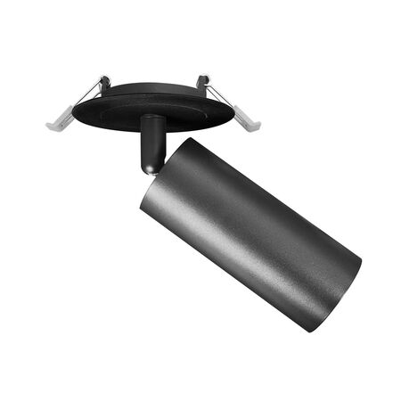 D/L Recessed Adjustable DIMM Spot 10W BLK Tri IP20 90mm 850 Lm