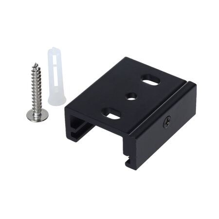 TRACK 3 Circuit 4 Wire CeilIng Clamp For Track Connect BLK