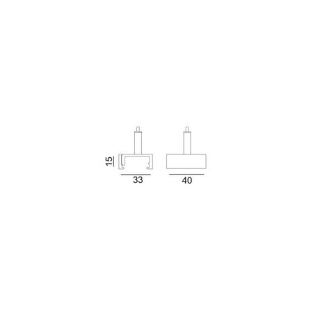 TRACK 3 Circuit 4 Wire Cable Suspension Mnt Ezclick Kit BLk