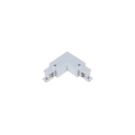 TRACK 3 Circuit 4 Wire L-Piece Connector - RIGHT WH