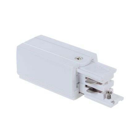 TRACK 3 Circuit 4 Wire Straight Connector  WH