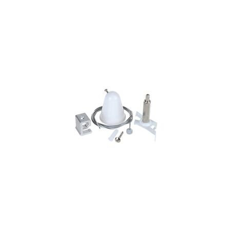 TRACK 3 Circuit 4 Wire Cable Suspension Mount Kit WH