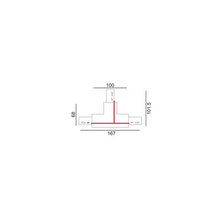 TRACK 3 Circuit 4 Wire Flexible Connector WH
