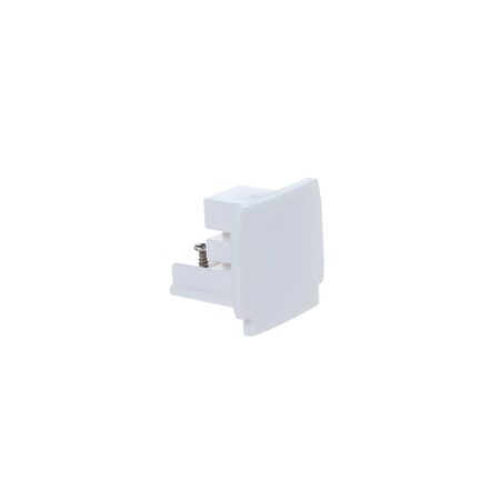 TRACK 3 Circuit 4 Wire End Cap WH