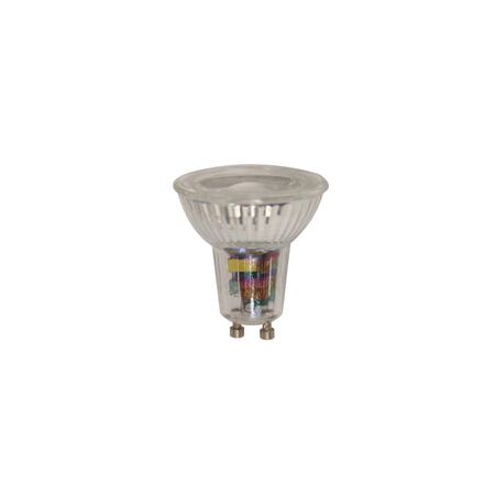 GLOBE LED GU10 DIMM 5W 3000K CLR Sil 400Lm
