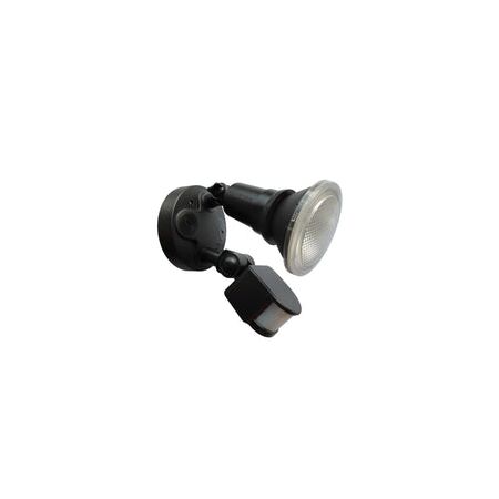 SECURITY S/ADJ ES Blk 5K IP44 incl 10W PAR30 w/sensor