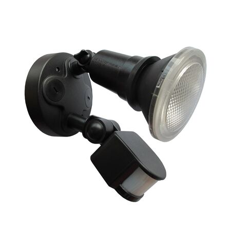 SECURITY S/ADJ ES Blk 5K IP44 incl 10W PAR30 800 Lm