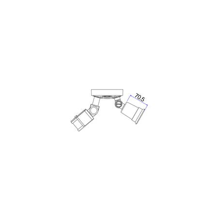 SECURITY S/ADJ ES Blk 5K IP44 incl 10W PAR30 800 Lm