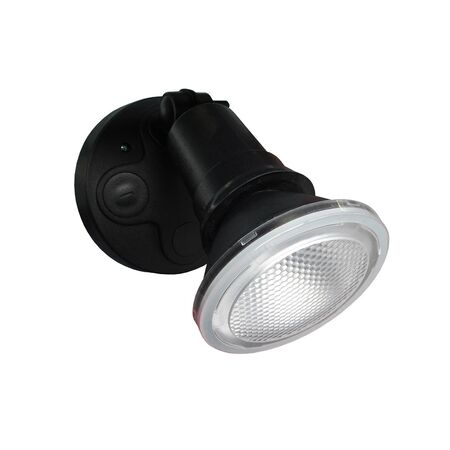 SECURITY S/ADJ ES Blk 5K IP44 incl 10W PAR30 800 Lm