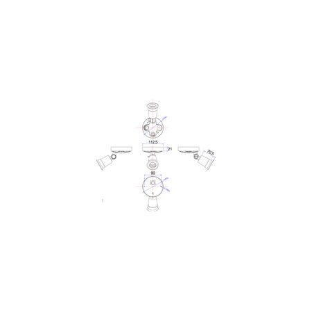 SECURITY S/ADJ ES Blk 5K IP44 incl 10W PAR30 800 Lm