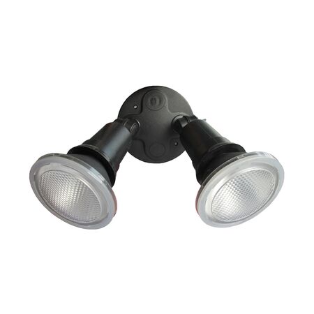 SECURITY D/ADJ ES Blk 5K IP44 incl 10W PAR30 w/sensor