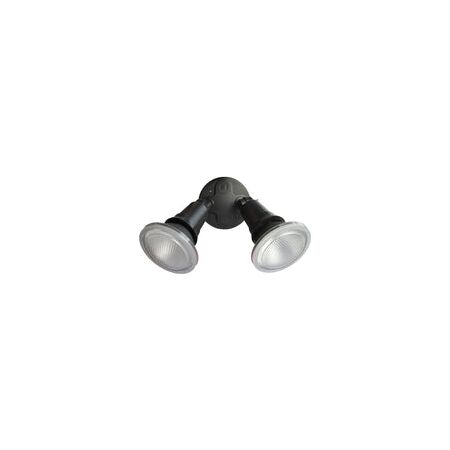 SECURITY D/ADJ ES Blk 5K IP44 incl 10W PAR30 w/sensor