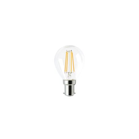 GLOBE LED SES F/RND DIMM Filament 4W 6000K CLR 400 Lm