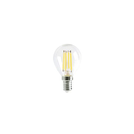 GLOBE LED SES F/RND DIMM Filament 4W 6000K CLR 400 Lm