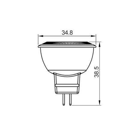 GLOBE LED 12V DC GU4 MR11 4W 5K White 260 Lm