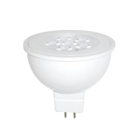 GLOBE LED 12V AC/DC MR16  6W 5000K Wh 495 Lm