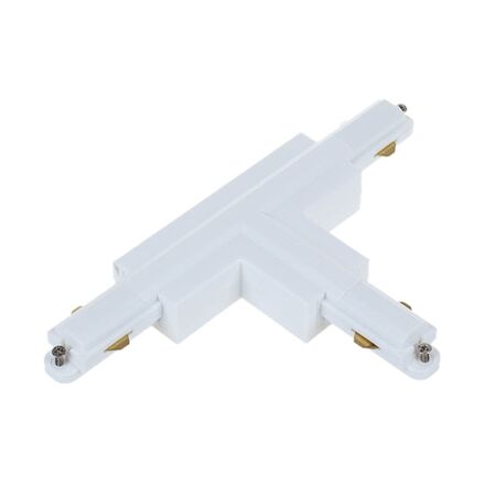 TRACK 1 Circuit 3 Wire L-Piece Connector - RIGHT WH