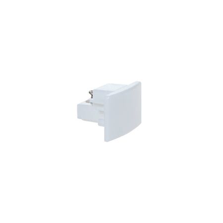 TRACK 1 Circuit 3 Wire End Cap WH