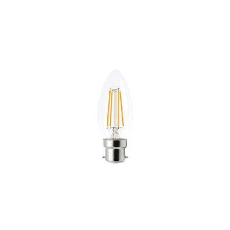GLOBE LED BC CAN DIMM Filament 4W 2700K CLR 400 Lm