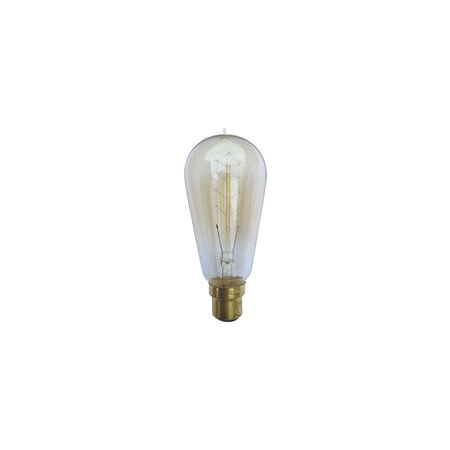 GLOBE CARBON ES ST57 PEAR 25W 2000K 50 Lm