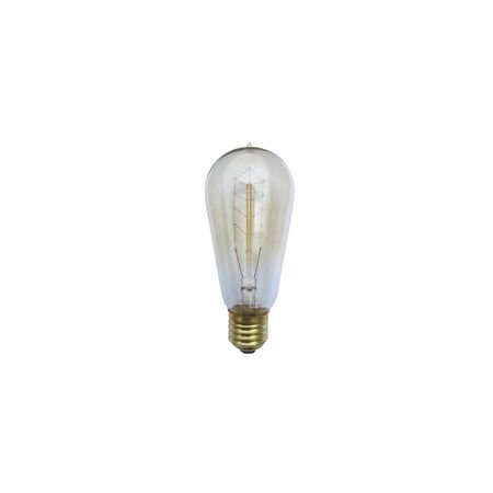 GLOBE CARBON ES ST57 PEAR 25W 2000K 50 Lm