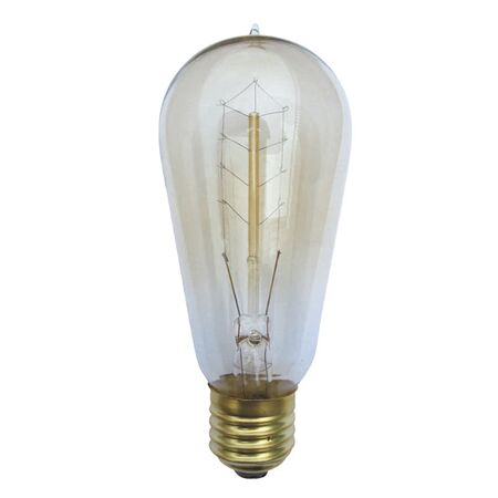 GLOBE CARBON ES ST57 PEAR 25W 2000K 50 Lm