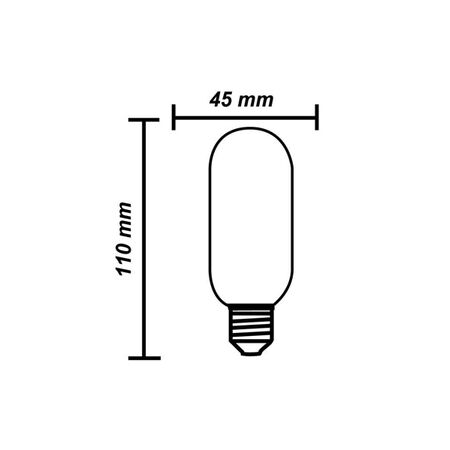 GLOBE CARBON BC T45 25W 2000K 130 Lm