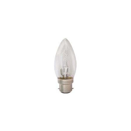 GLOBE HAL SBC CAN 28W = 40W CLR 2800K 350 Lm