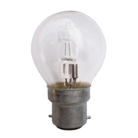 GLOBE HAL BC F/RND 18W = 25W CLR 2800K 195 Lm