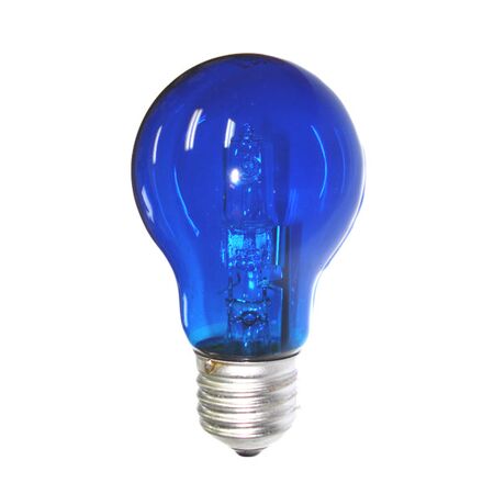 GLOBE HAL ES GLS 28W = 40W BLUE 340 Lm