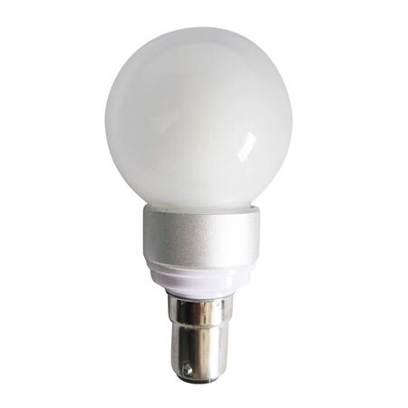 GLOBE LED SBC F/RND 4W 5000K CLR 320 Lm