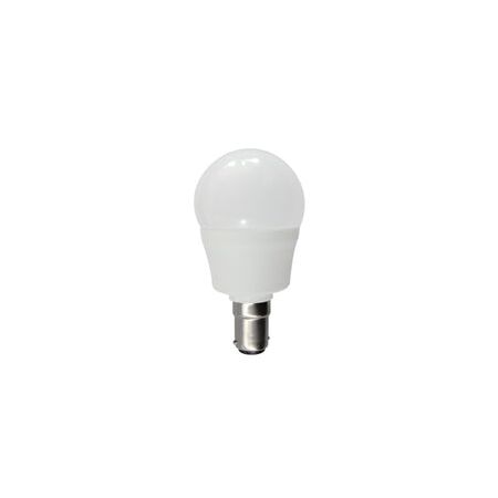 GLOBE LED BC F/RND 6W 5000K FR 490 Lm