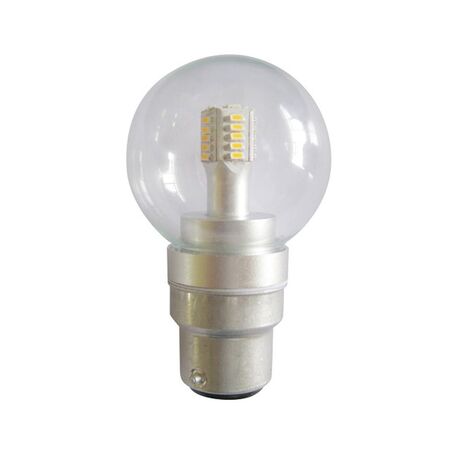 GLOBE LED SBC F/RND 4W 5000K CLR 320 Lm
