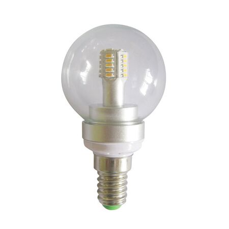 GLOBE LED ES F/RND  4W 5000K CLR 320 Lm