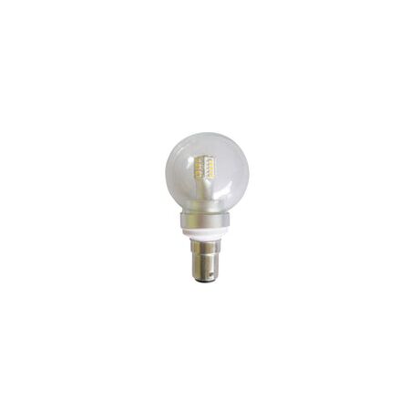 GLOBE LED SES F/RND 4W 3000K CLR 295 Lm