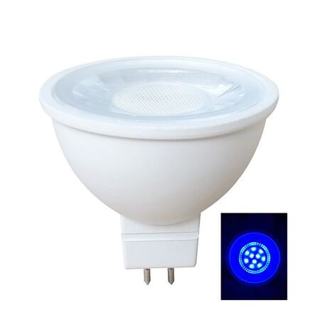 GLOBE LED 12V AC/DC MR16 5W GREEN Wh 50 Lm