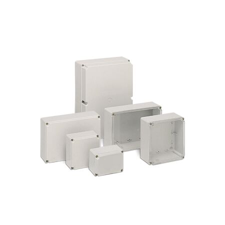 PJ encl. IP55, 300x220x150, Transparent lid