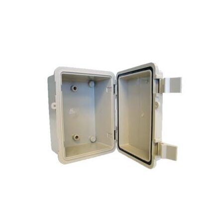 PN encl. IP67, 200x100x70, Opaque lid