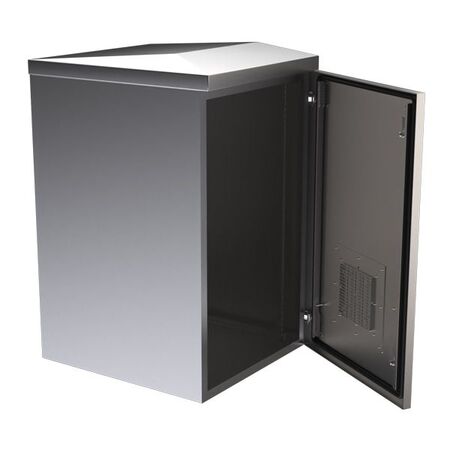 CERTECH 18RU 400mm Deep Stainless Steel Outdoor Wall Mount Cabinet, IP45 Rated