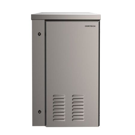 CERTECH 18RU 600mm Deep Stainless Steel Outdoor Wall Mount Cabinet, IP45 Rated