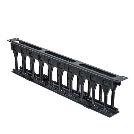 CERTECH 1RU High Density Cable Management Bar w/ Cover
