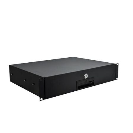 CERTECH 2RU Lockable Rackmount Drawer, 350mm Deep