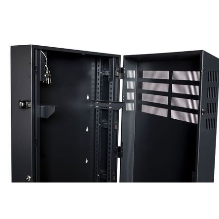 CERTECH Vertical Wall Mount Cabinet 2RU Horizontal, 4RU Vertical