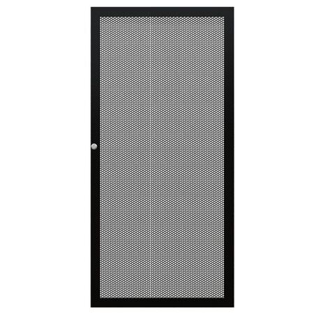 CERTECH Perforated Steel Door for 27RU 800mm Wide Premier Series Racks, w/ Small Round Lock