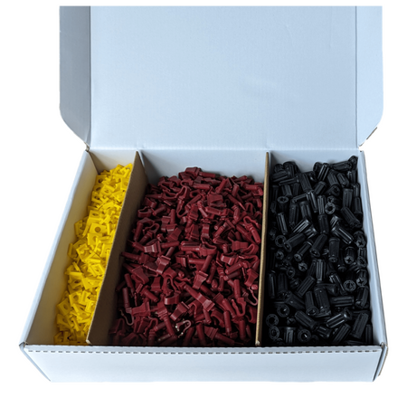 Rackstuds 400pc Pack, Maroon Studs